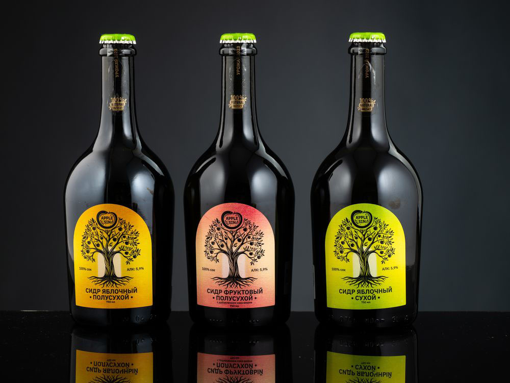 Производство сидра премиум-класса «APPLE SIN»